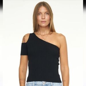 Pistola Kaia Asymmetrical Top Sz L Midnight